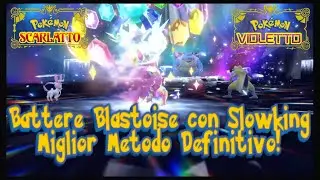 Metodo definitivo come battere Blastoise Raid Facilmente con Slowking Pokemon Scarlatto Violetto