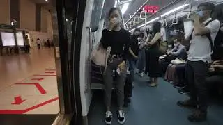 Singapore train ride from Marymount to Serangoon MRT station