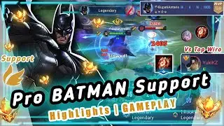 AOV : BATMAN SUPPORT AoV | AoV Batman PRO Gameplay - ARENA OF VALOR