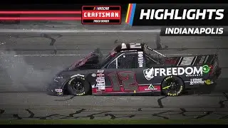 Dean Thompson, Spencer Boyd wreck on restart