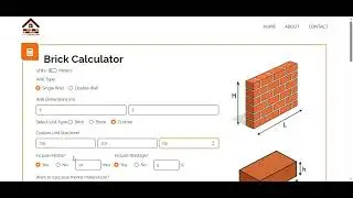 How to calculate number of bricks and blocks using brick calculator