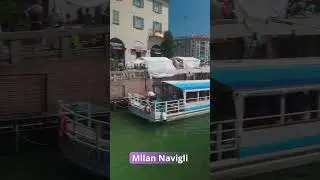 🇮🇹 Hidden Market at Milan's Navigli District  #travel #italy #milan