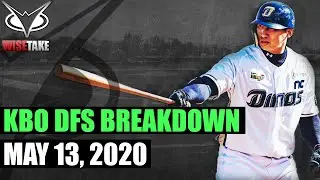 KBO DFS Picks - 5/13/20 | Korean Baseball DraftKings Breakdown