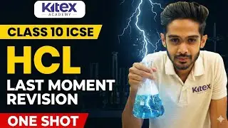 🔥Hydrochloric Acid (HCl)  Last Moment Revision | Class 10 ICSE Chemistry😎
