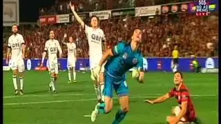 Brendon Santalab Awesome Goal Western Sydney Wanderers vs Perth Glory (A-League )