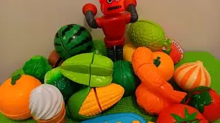 💫ASMR HAVE FUN CUTTING FRIES ,FRUITS WATER MELON,CORN