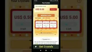 How to REDEEM crystal into cash in VOVA APP