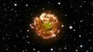 Cassiopeia A Supernova Explosion, artist's impression