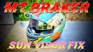 MT Braker SV Helmet Sunvisor Issue And Fix