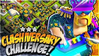How to Easily 3 Star the 9th Clashiversary Challenge! (Clash of Clans)
