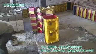 interlocking hollow concrete block molds for sale