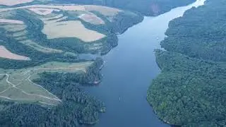 Язовир Душанци по залез