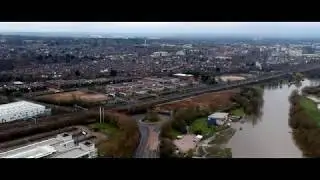 Thames Valley Park Reading Berkshire aerial view by DJISPARK