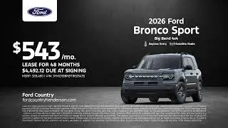 Ford Bronco Sport 02/01/2026 6860523