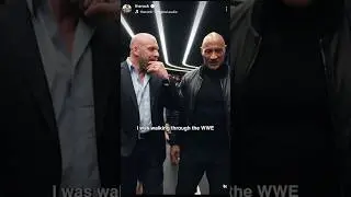 The Rock With Triple H @ Backstage of Monday Night Raw | Wrestling Hub | #wwe #raw #aew #tna #wcw