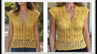 Blusa Lolita croche com passo a passo @Renata Vieira Pérolas do Crochet