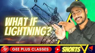 what if lightning strike on transmission lines | ground earth wire in transmission line 🌩️#shorts