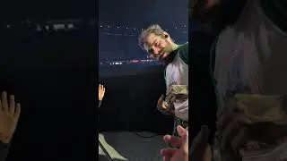 Post Malone gave me a smoke. Who's cooler than this guy!@postmalone