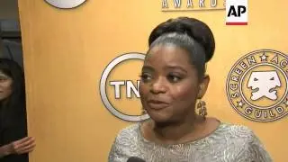 Winners Viola Davis, Octavia Spencer, Jessica Lange, Eric Stonestreet all celebrate their wins
