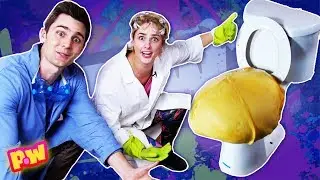 ELEPHANT TOOTHPASTE EXPLOSIONS w. Nick Uhas ~ Foam + Science = 💥 ~ pocket.watch