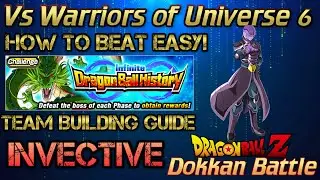 Infinite Dragonball History Vs Warriors of Universe 6 Dokkan Battle (Global)