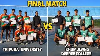 TRIPURA UNIVERSITY vs KHUMULWNG DEGREE COLLEGE// volleyball 
