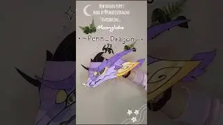 New Dragon Puppet Made By @ParadiseDragons! // #dragonpuppets #papercraft #puppeteer #short