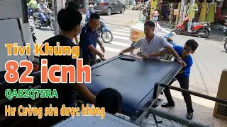 У телевизора Samsung QA82Q75RA сломан экран, его можно отремонтировать #lexuancuongtv