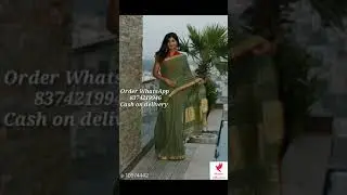 Latest linen cotton sarees / cash on delivery / online shopping with price / skcollections ..