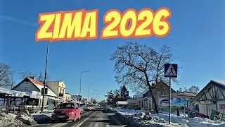 Przez zimową Stegnę w stronę Krynicy Morskiej .Mróz trzyma na całego 