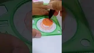 Orange #spirograph #art #drawing