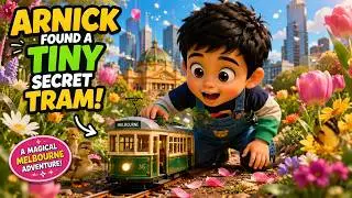 Arnick Found a Tiny Secret Tram-A Magical Melbourne Adventure