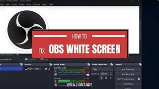 How To Fix OBS White Screen