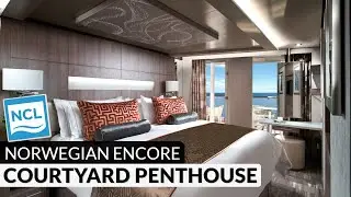 Norwegian Encore | Haven Courtyard Penthouse with Balcony Full Tour & Review 4K | Category HF