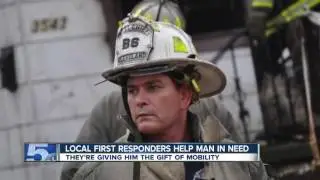 Local first responders help fix a photographer's car