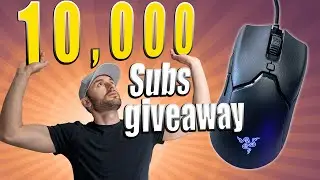 10,000 Subscribers Celebration and Razer Viper Mini Giveaway!