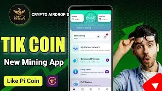 How to Create a Tik Coin Account | Free Crypto Mining App 2025 | Tik Coin Free Mining App