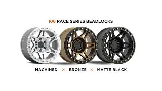 Machined 106 Race Series beadlock wheel