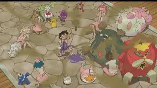Garbodor uses venoshock and makes Ash STINKY!!! (REUPLOADED BETTER QUALITY) Pok&eacute;mon SM68