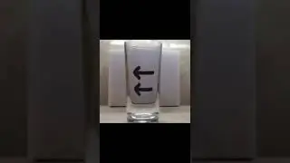 This illusion is possible thanks to refraction light will refract.#short video