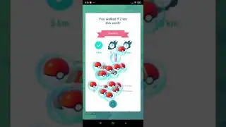 5 km Walking Rewards -Pokemon GO