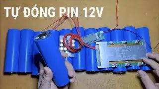 Quá trình đóng khối pin 12v 60a EVE 40135 lưu trữ năng lượng
