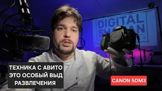 CANON 5DM3 с АВИТО. Им можно рисовать как углем