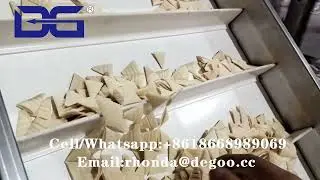 Cone shaped corn chips machine corn bugle chips snacks doritos chips production line