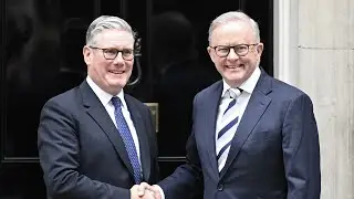 Anthony Albanese and Keir Starmer unified on Gaza and climate policy