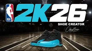 NBA 2K26 Shoe Creator - How to make Air Jordan Retro 12 'Gamma'