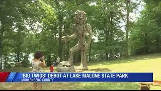 Big Twigs Statues at Lake Malone State Park