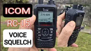 ICOM.RC-15 , Voice Squelch Test & Dual Record