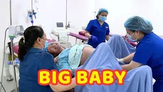 Natural Birth Vlog: Water Breaking Moment, Intense Pushing & First Cry - Real Labor Emotions.