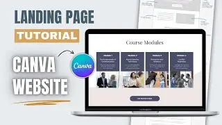 Step by Step Guide  Creating a Course Sales Page with Canva
